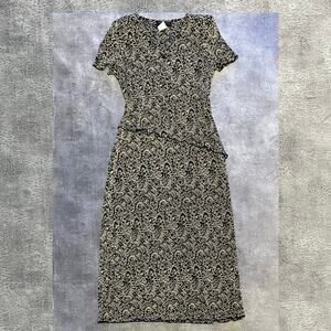 Vintage Connected Floral Maxi Dress